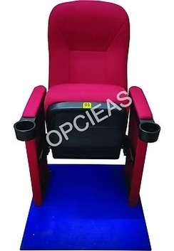 Push-back cinema chairs